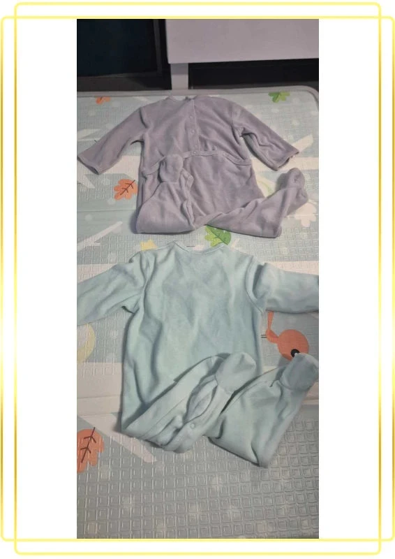 Set van 2 fluwelen pyjama's – photo 2